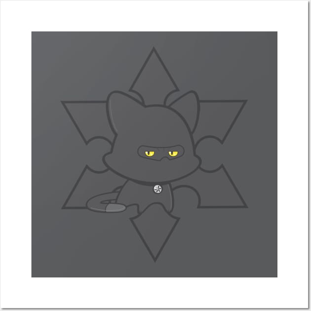 Ninja kitten Wall Art by FunawayHit